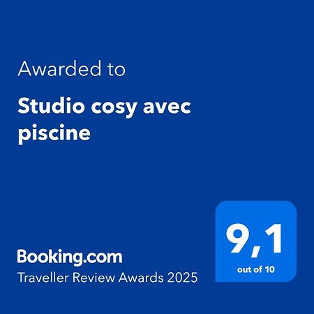 Studio cosy avec piscine Saint-Joseph Extérieur photo